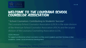 What Louisianaschoolcounselor.com website looked like in 2020 (4 years ago)