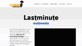 What Lastminutemultimedia.com.au website looked like in 2020 (4 years ago)