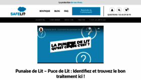 What La-punaise-de-lit.com website looked like in 2020 (4 years ago)