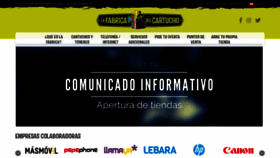 What Lafabricadelcartucho.com website looked like in 2020 (4 years ago)