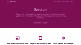 What Libspectrum.io website looked like in 2020 (4 years ago)