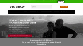 What Lucbrialy.com website looked like in 2020 (5 years ago)