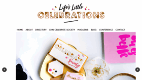 What Lifeslittlecelebrations.org website looked like in 2020 (4 years ago)