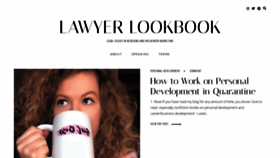 What Lawyerlookbook.com website looked like in 2020 (4 years ago)