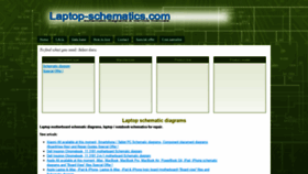What Laptop-schematics.com website looked like in 2020 (4 years ago)