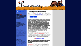What Learnpracticalspanishonline.com website looked like in 2020 (4 years ago)