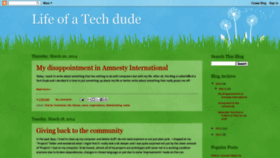 What Lifeofatechdude.com website looked like in 2020 (4 years ago)