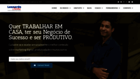 What Leonardocarlos.com.br website looked like in 2020 (4 years ago)