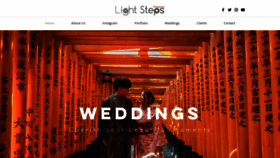 What Light-steps.com website looked like in 2020 (4 years ago)