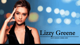 What Lizzygreene.com website looked like in 2020 (4 years ago)