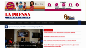 What Laprensasonora.com website looked like in 2020 (4 years ago)