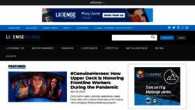 What Licenseglobal.com website looked like in 2020 (4 years ago)