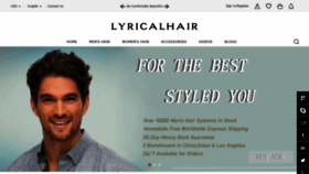 What Lyricalhair.com website looked like in 2020 (4 years ago)
