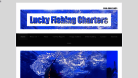 What Luckyfishingcharters.com website looked like in 2020 (4 years ago)