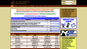What Livestocknetwork.com website looked like in 2020 (4 years ago)