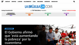 What Labrujula24.com website looked like in 2020 (4 years ago)