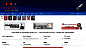 What Locutorvirtual.com.br website looked like in 2020 (3 years ago)