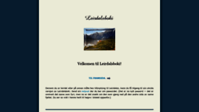 What Leirdalsboki.no website looked like in 2020 (4 years ago)