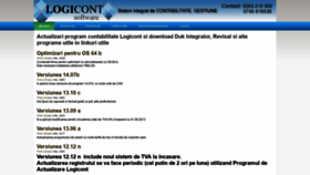 What Logicont.ro website looked like in 2020 (5 years ago)