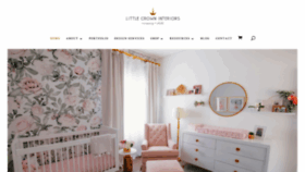 What Littlecrowninteriors.com website looked like in 2020 (4 years ago)