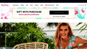 What Lillypulitzer.com website looked like in 2020 (4 years ago)