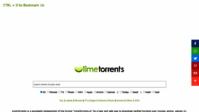 What Limetorrents.buzz website looked like in 2020 (4 years ago)