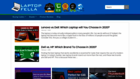 What Laptopfella.com website looked like in 2020 (4 years ago)
