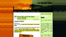 What Laviadeisogni.it website looked like in 2020 (4 years ago)
