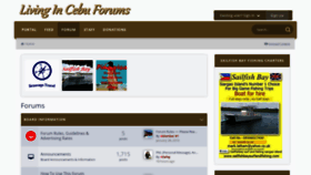 What Livingincebuforums.com website looked like in 2020 (4 years ago)