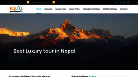What Luxurytourinnepal.com website looked like in 2020 (4 years ago)