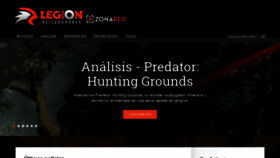 What Legiondejugadores.com website looked like in 2020 (4 years ago)