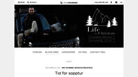 What Lifebychristian.com website looked like in 2020 (4 years ago)