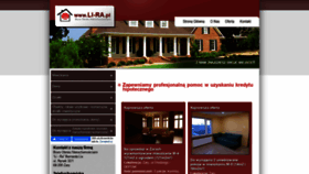 What Li-ra.pl website looked like in 2020 (4 years ago)