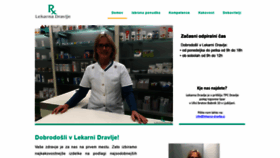 What Lekarna-dravlje.si website looked like in 2020 (3 years ago)