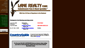 What Lanerealtycorp.com website looked like in 2020 (3 years ago)