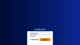 What Liveschool.me website looked like in 2020 (4 years ago)