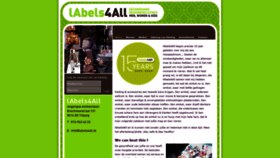 What Labels4all.nl website looked like in 2020 (3 years ago)