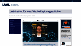 What Lwl-regionalgeschichte.de website looked like in 2020 (4 years ago)