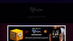 What Legionanime.xyz website looked like in 2020 (3 years ago)