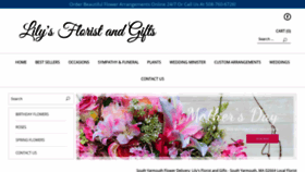 What Lilysfloristandgifts.com website looked like in 2020 (3 years ago)