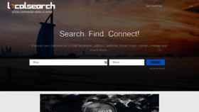 What Localsearch.ae website looked like in 2020 (3 years ago)