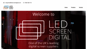 What Ledscreendigital.com website looked like in 2020 (4 years ago)