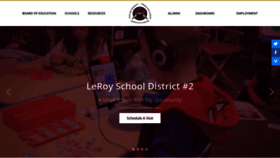 What Leroyk12.org website looked like in 2020 (3 years ago)