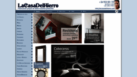 What Lacasadelhierro.com website looked like in 2020 (3 years ago)