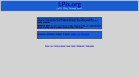 What Lpix.org website looked like in 2020 (5 years ago)