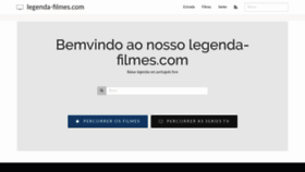 What Legenda-filmes.com website looked like in 2020 (3 years ago)