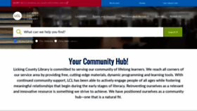 What Lickingcountylibrary.info website looked like in 2020 (4 years ago)