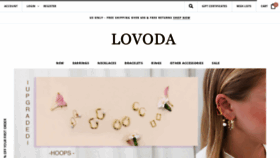 What Lovoda.com website looked like in 2020 (3 years ago)