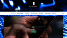 What Lemobile20.fr website looked like in 2020 (3 years ago)