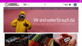 What Lederband-hamburg.de website looked like in 2020 (4 years ago)